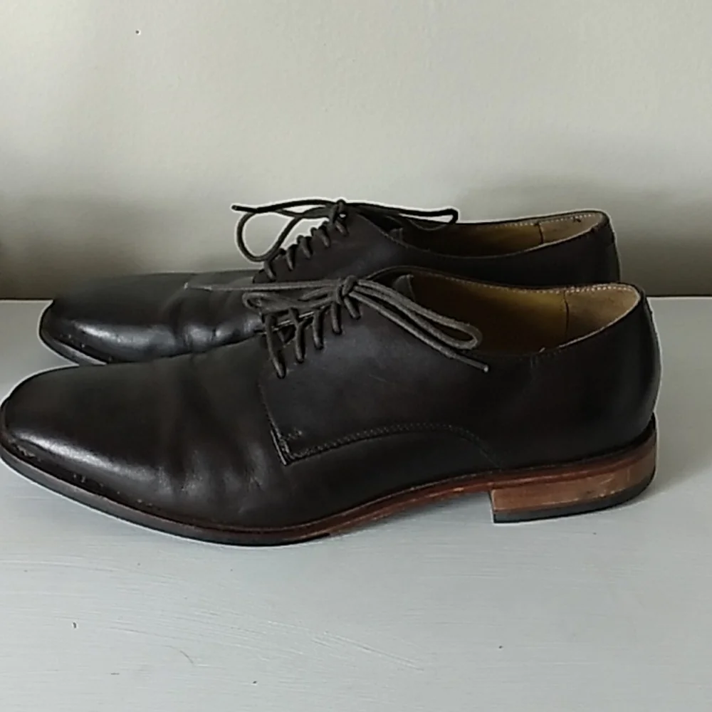 Mens Cole Haan Oxford Leather 9.5 dress professional lace up shoes 👞